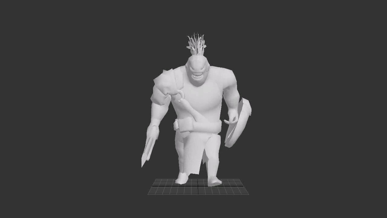 盾牌小兵_悠哉行走