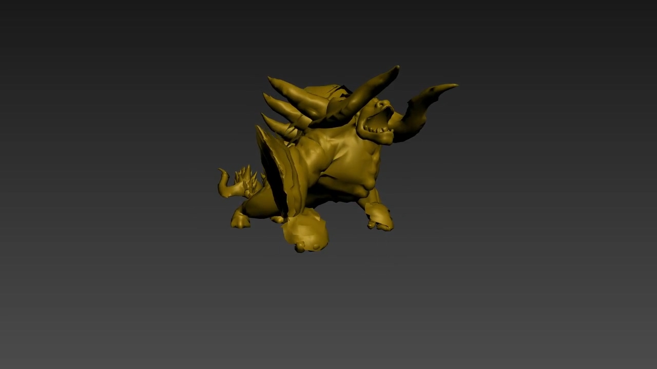 金甲巨兽_个性动作
