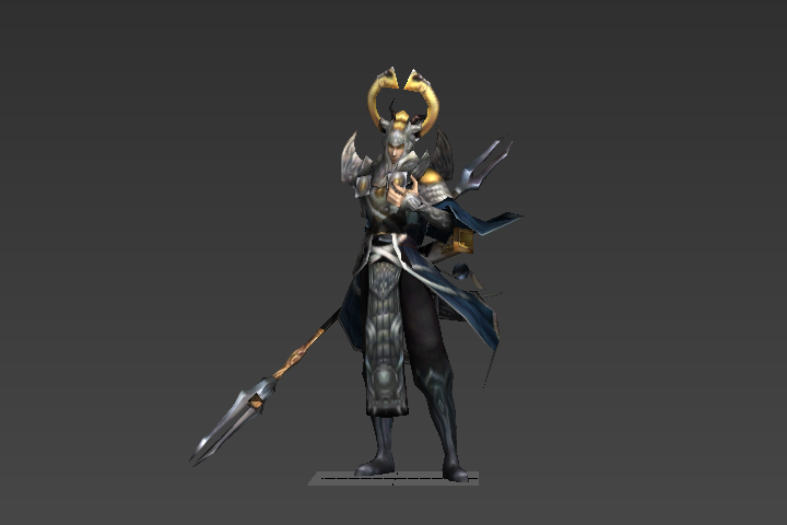 长戟大将_迎风飘荡待机
