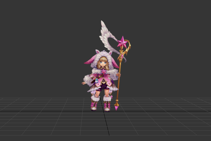 魔法少女_肩部受击
