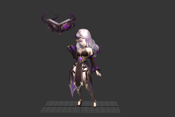 魔女_控制魔法书攻击