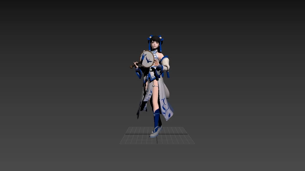 青瓷女娃-待机