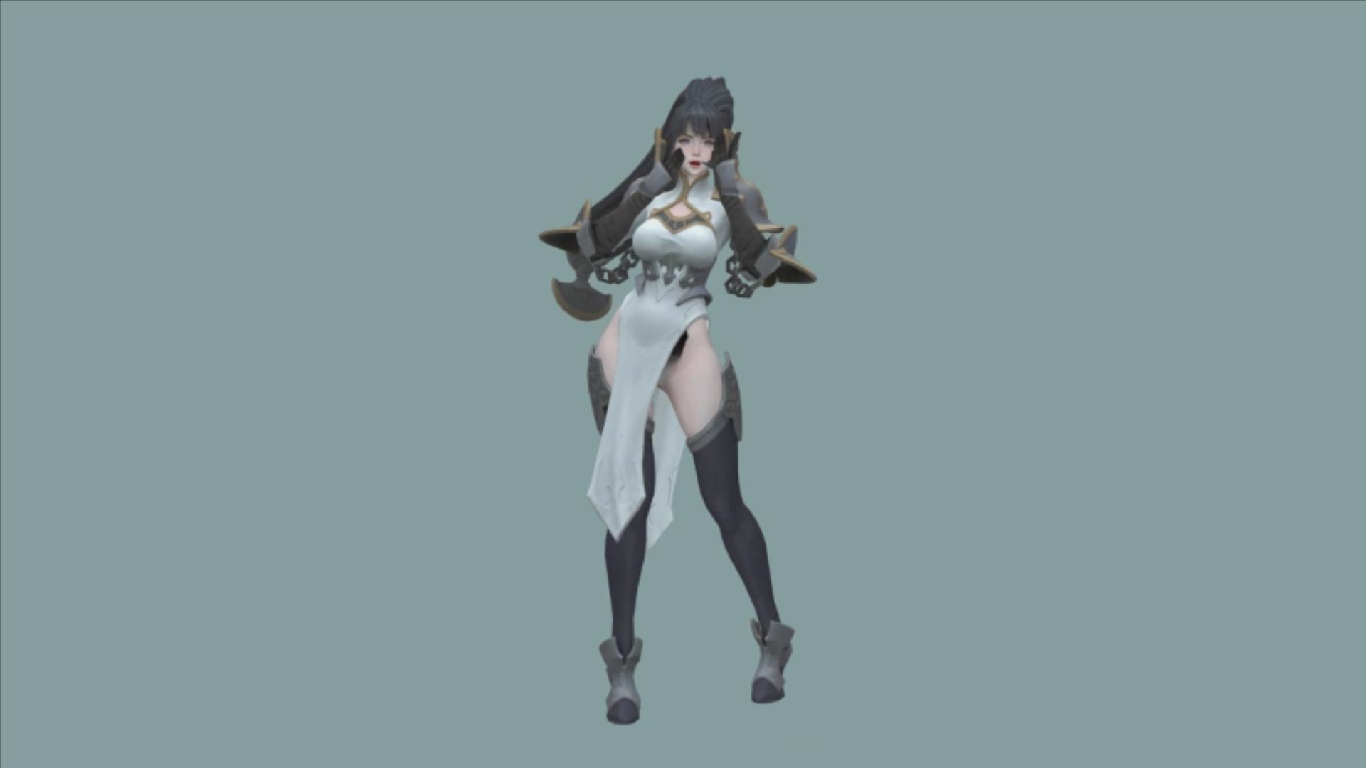 单马尾女孩_惊吓