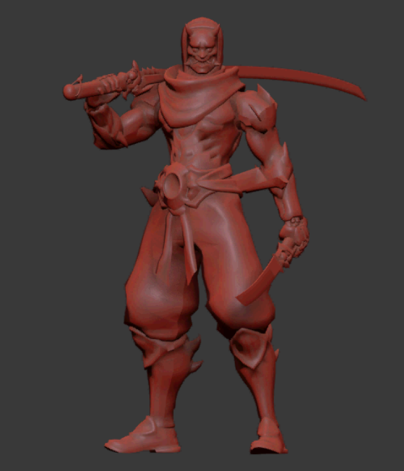 武士待机