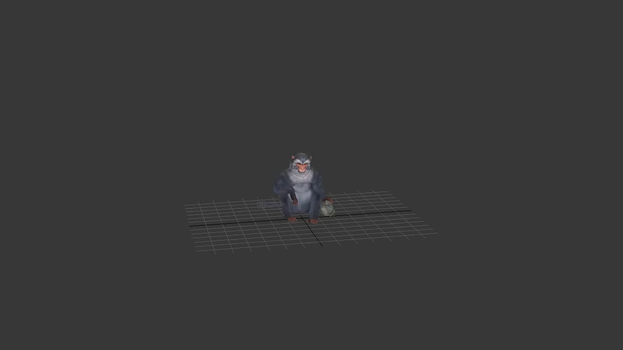 猴子_左右跳动