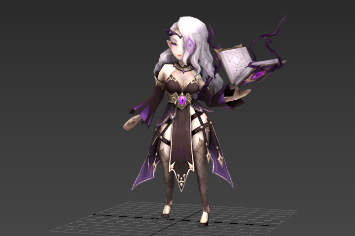 魔女_翻书技能攻击