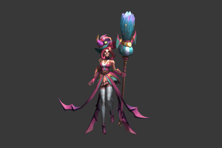 Janna_围绕法杖旋转飞行