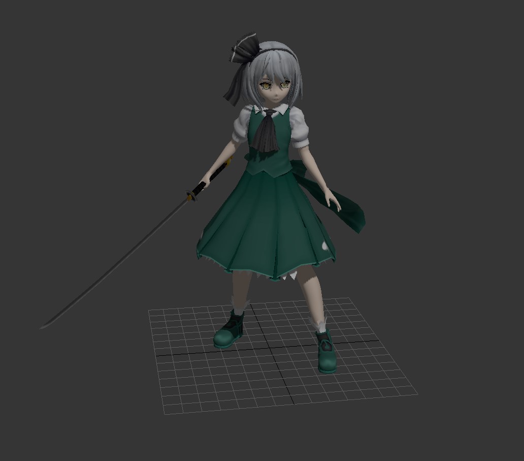 青春少女_拿剑向前砍